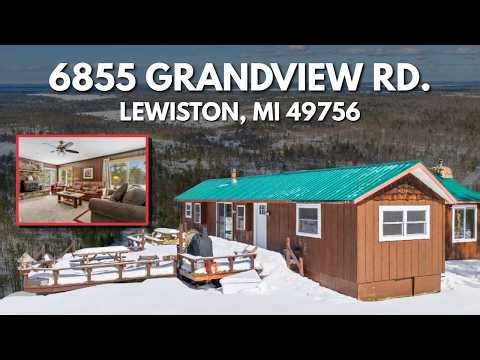 6855 Grandview Rd, Lewiston, MI | 10 Acres Near Trails & State Land | Home Tour