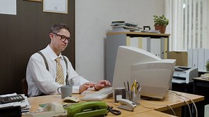 Vintage office. | Free Stock Video Footage