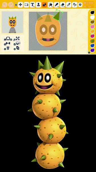 How to make Pokey from Super Mario #pokey #supermario