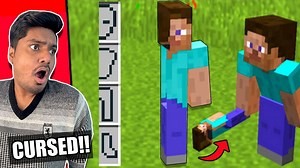 Watching this CURSED Minecraft Video is a Bad idea