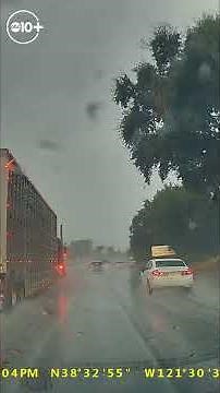 California Weather | Rain seen heading southbound on I-5