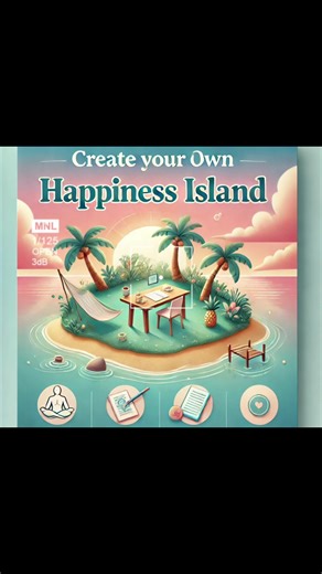Create your own Happiness Island. Bring out your creativity. Close your eyes, imagine you had your own island what would it be like, who would you have their and what will you be doing? Draw it, sketch it and share it here! #wakeup #escape2happinessIsland #happyplace