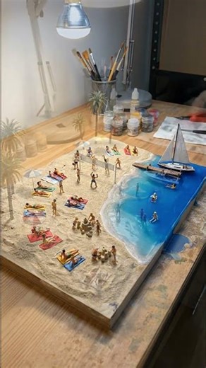 This Beach Epoxy Table Design Will Blow Your Mind! 🌊✨