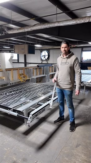 1.5K views · 76 reactions | One of our features that you may not know is our slide lock system on the new LV3 sled decks. This slide lock has been perfected over the years and is now fully laser cut from stainless steel with our custom designed injection molded bushings. Follow along as we dive deeper into the new LV3 Limitless Sled Deck features  . #madeincanada #canadianmanufacturing #limitlessmfg #lasercut #fabrication | Limitless MFG | Facebook