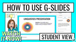 Google Slides Tutorial - Student View