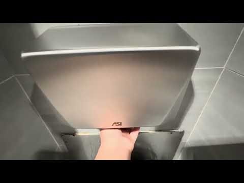 ASI Turbo ADA Hand dryer at Liberty Recreation Center Plano TX part 2