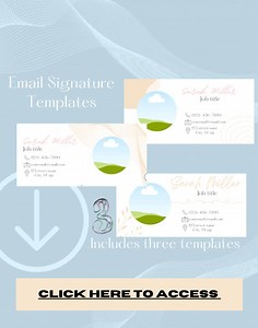 Personalized Email Signature Templates - Etsy Canada