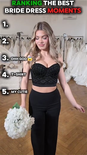 Ranking the hottest brides moments #weddingdress