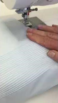 Sewing Pintucks with a Twin Needle