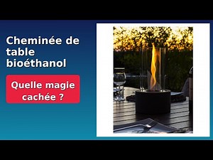 AVIS (2026): Cheminée de table bioéthanol Firell.. DÉTAILS ESSENTIELS