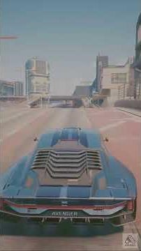 Cruising the Avenger Car 🚘 | Cyberpunk 2077 Night City Ambience #cyberpunk2077