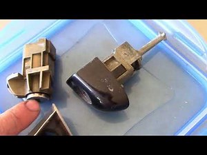 How to re-key BMW E46 used door lock to match your key