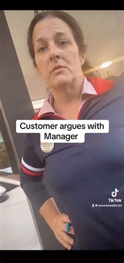Manager and customer dispute