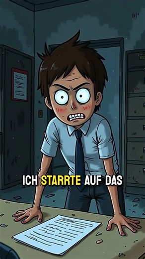 Das Protokoll war nicht leer 🗂️😨 #horrorstories #animation #scarystoriesintherain #scary
