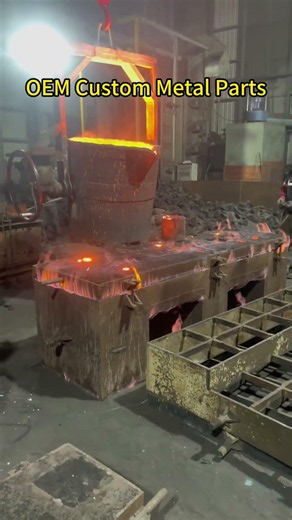 Custom metal parts manufacturing with various casting processes.#casting #machining #metalcasting