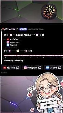How to create link buttons | Ticket King bot | 2026 guide