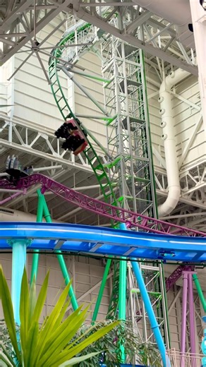 World’s Steepest Coaster! - TMNT Shellraiser #fun #scary #themepark #rollercoaster #fyp #shorts