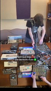 74K views · 1.6K reactions | Live electronic music is where it's...