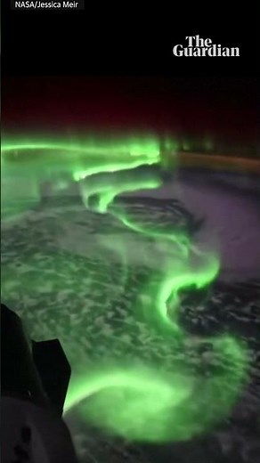 Nasa astronaut captures aurora australis from space