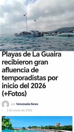 Celebración del Año Nuevo en La Guaira 2026