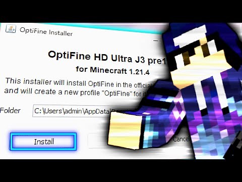 Minecraft Optifine installieren 1.21