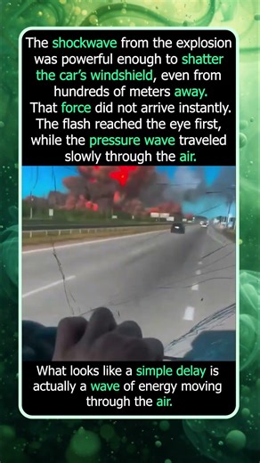 Shockwave Shatters Car Glass From Hundreds Of Meters Away