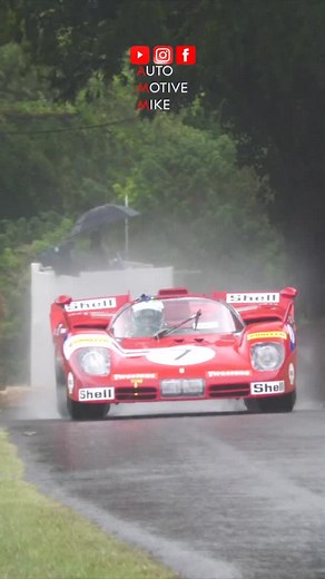 2.3K views · 5.9K reactions | Ferrari 512 S in the rain! | Automotive Mike | Facebook