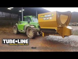 Tubeline Bale Boss R Round Bale Processor for Round Bales exclusively distributed by AMIA