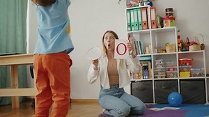 Speech Therapist Session Child Using Phonics Stock Footage Video (100% Royalty-free) 3439125947 | Shutterstock