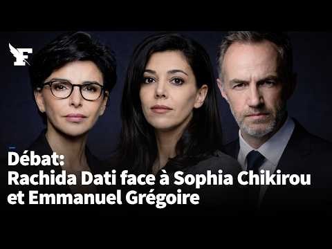 Rachida Dati face à Emmanuel Grégoire et Sophia Chikirou, le débat attendu pour la mairie de Paris
