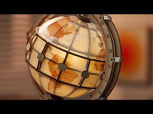 ROKR Luminous Globe 3D Wooden Puzzle ST003D (Electric Version)