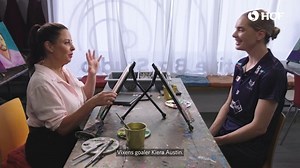 Melbourne Vixens netballer Kiera Austin sits down with radio and TV personality Myf Warhurst to paint a picture of her journey on and off the netball court. While painting each other’s portraits, they had an honest conversation about balancing career goals with the decision to start a family. It’s a conversation that doesn’t get enough attention, but it’s one that should be shared. Watch now to see their conversation unfold. We're proud to have these conversations and empower women to take charg