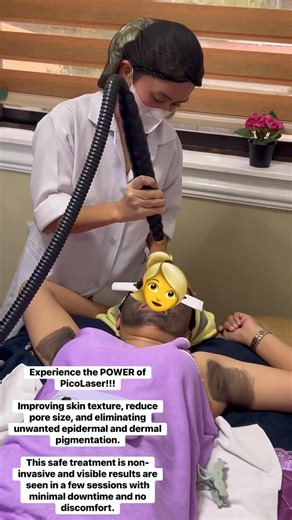Unlock the power of Picolaser ✨ Picolaser Carbon Laser treatment for skin rejuvenation, pore size & acne reduction, even skintone, and collagen stimulation ✨ Pm us now for booking & reservations.Thank you 📲 63 9081933642 ㅡㅡㅡㅡㅡㅡㅡㅡㅡㅡㅡ 🗓Tuesday- Sunday (Close every Monday ⏰9am -6pm 📍Blk 5 Lot 7 Phase 1 Rosewood Subdivision, Villa Kananga | La' Athena HairVolution & Beauty Salon