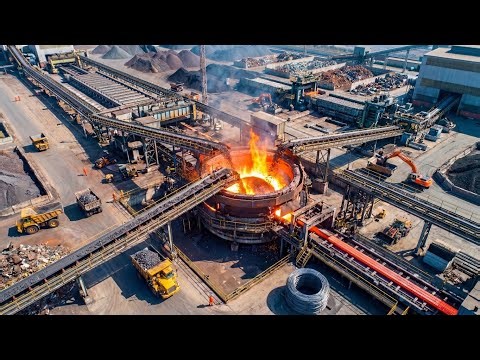 Inside a Steel Factory: How Wire Rods Are Made from Iron Ore (Step-by-Step)