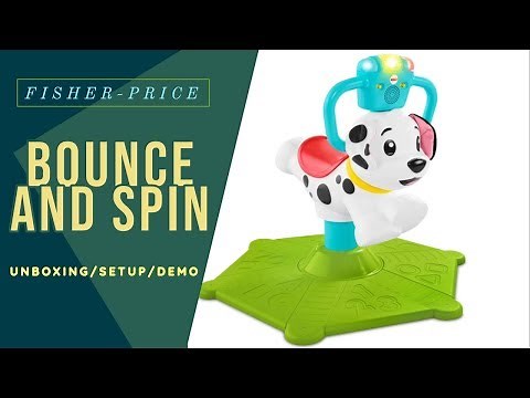 Bounce & Spin Puppy - Fisher-Price - Bounce and Spin | Unboxing and Setup | 12 Month +