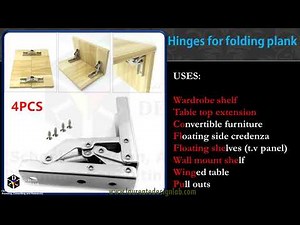 180 degree hinge- folding shelf hinge (Laureate Design Lab)