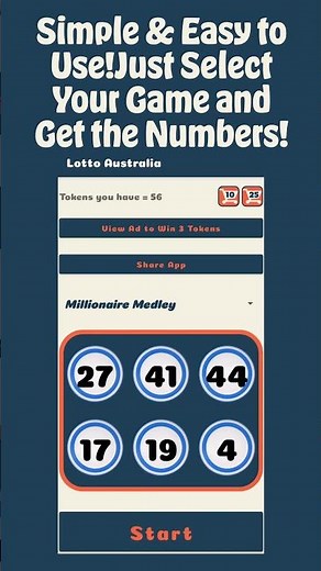 Random Lottery Number Generator & Winning Numbers Predictions for Aus