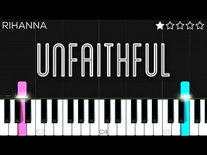 Rihanna - Unfaithful | EASY Piano Tutorial