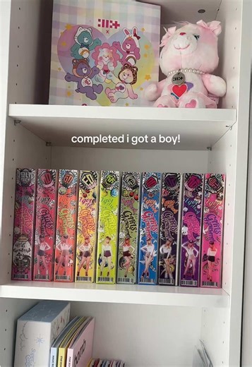 I GOT A BOY OT9 ✅🥳 this was the song that got me into girls’ generation. completing this collection has been a dream of mine since i was 13. the closest i have ever gotten to it was back in 2020, when i had like 5/10 versions. back then i sold everything because… i don’t even know why i did that??? but here we are now, 6 years later with a complete collection 💗👑 #girlsgeneration #snsd #kpop #kpopfyp #kpopcollection