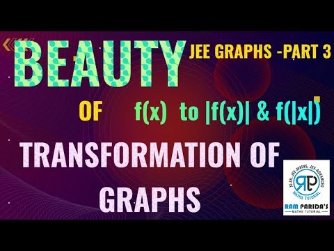 JEE GRAPH TRANSFORMATION from f(x) to |f(x)| & f|x|