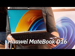 Großer Laptop mit Kamera-Tricks: HUAWEI MATEBOOK D16 Hands-On (deutsch) – GIGA.DE