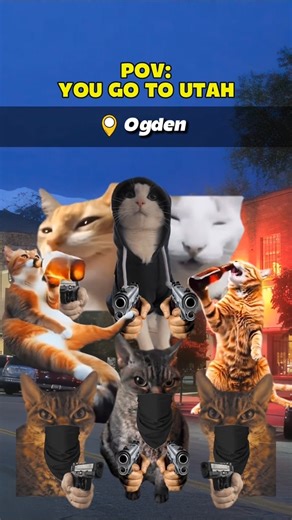 Madwolf on Instagram: "Pov: You go to Utah . . . #Utah #travel #usa #funny"