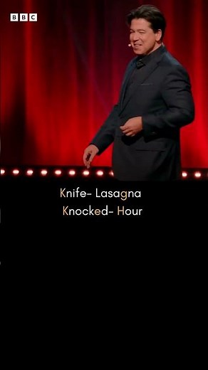 Lasagna-Hour Happy Silent Letters Day ‪@MichaelMcIntyre‬ ‪@BBC‬ #comedy #funny #english