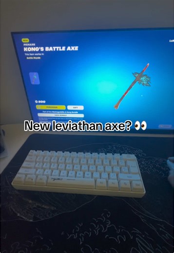 New Leviathan Axe Showcase in Fortnite