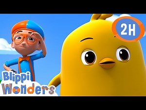 Spring Chick | Blippi Wonders | Preschool Learning | Moonbug Tiny TV