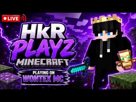 🔴 LIVE NOW: Playing on WONTEX MC! The Best 24/7 Public Minecraft Server! #minecraftlive #hkrplayz