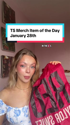Taylor Swift merch item of the day January 28th! I got the red drawstring back during the red era back in 2013 at cracker barrel! Did anyone else get red merch from there? #TaylorSwift #TSMerchItemOfTheDay #TaylorSwiftMerch I