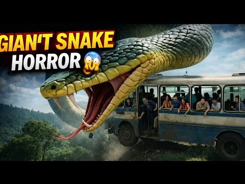 Giant Snake Attack Bus Horror Story...