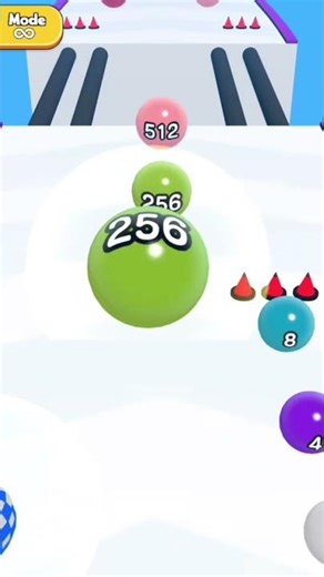 Rolling Ball Run Merge number gameplay ✨Merge 2048 But It Gets INSANE 😱