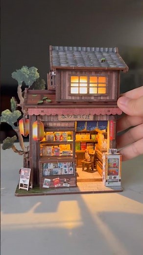 Kasuga Grocery Store DIY Mini Book Nook Kit #booklover #desksetup #miniature #booknook
